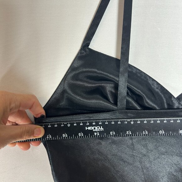 NATORI LADIES SLIP DRESS XS NIGHTGOWN SATIN CREAM VTG MAXI BABYDOLL Long - Picture 6 of 10